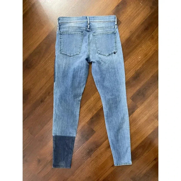 Calvin Rucker Heartbreaker Jeans Patchwork Skinny Low Rise Sz 29 - Picture 2 of 7